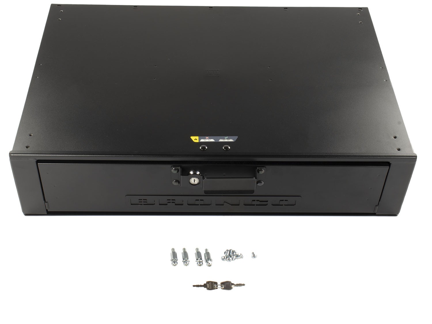 Bronco® 2021-2024 Cargo Area Lockable Security Drawer in Black for 4 Door Model