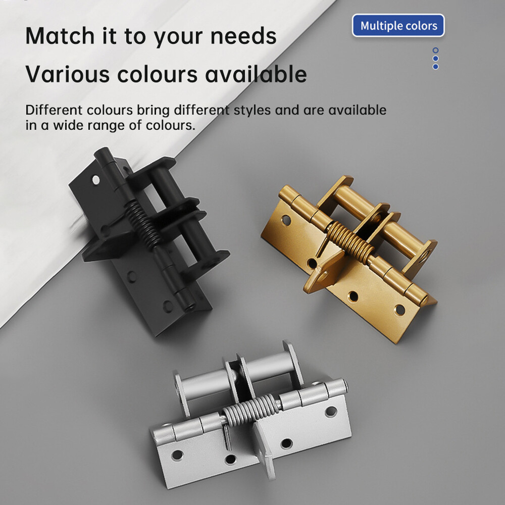 Self-Closing Door Hinge Spring Positioning Hinge Door Closer Automatic Closing