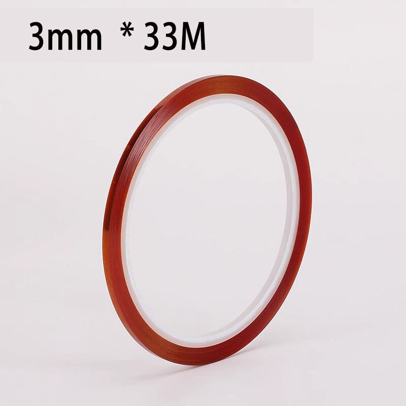 Kapton Polyimide Tape Heat Resistant Adhesive Insulation 3 - 100mm Wide 33M/roll