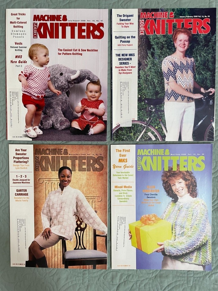 Machine Knitter Source - Complete Set, 2000- 6 magazines!