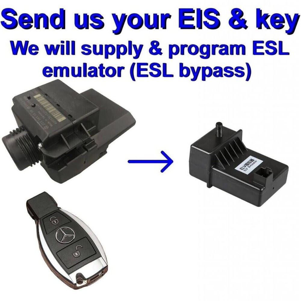 Mercedes Benz esl/elv programming/ emulator/esl bypass