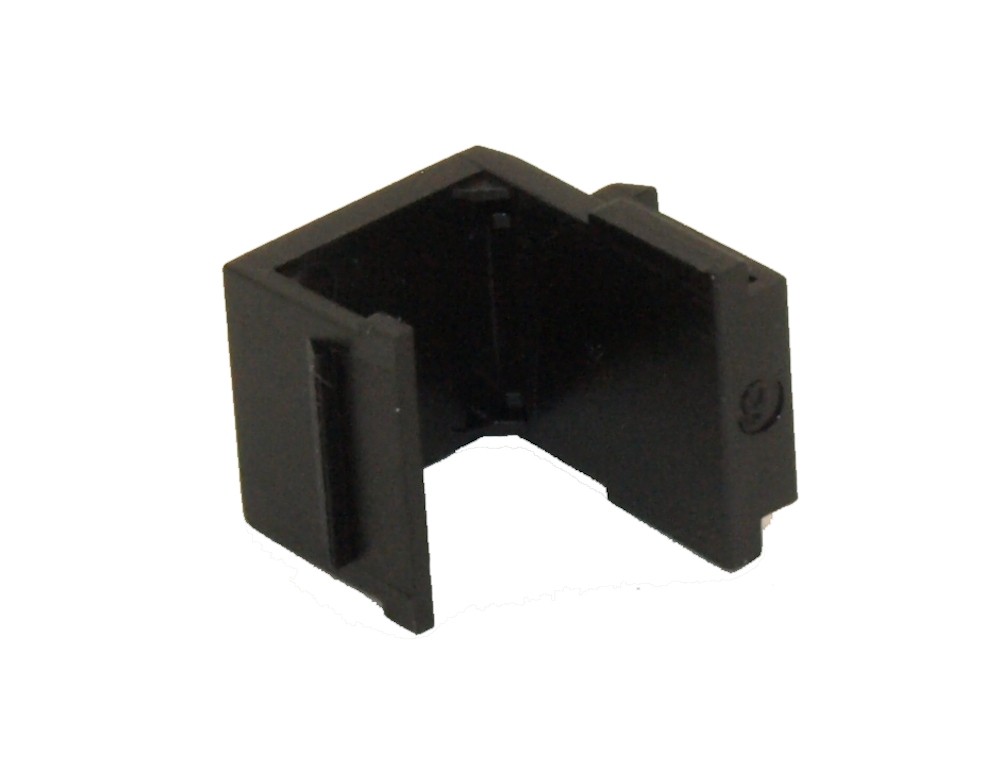 Wallplate: Keystone Jack - Blank Insert  Black