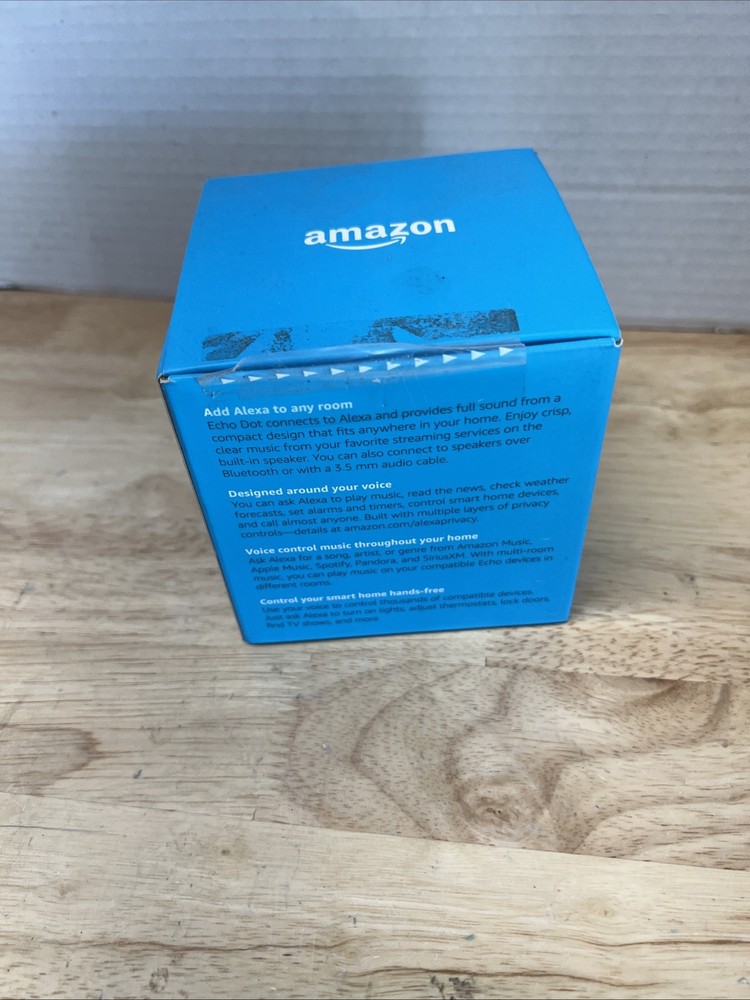 Amazon Echo Dot Smart Speaker - Charcoal 2020 (3rd Generation)