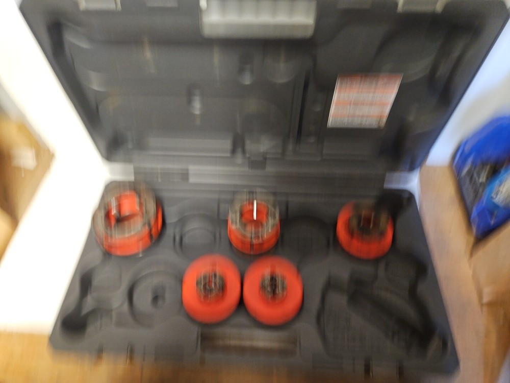 Rigid Pipe Threading Set 2" 1 1/4" 3/4" 1/4" and 1/8" Partial Set