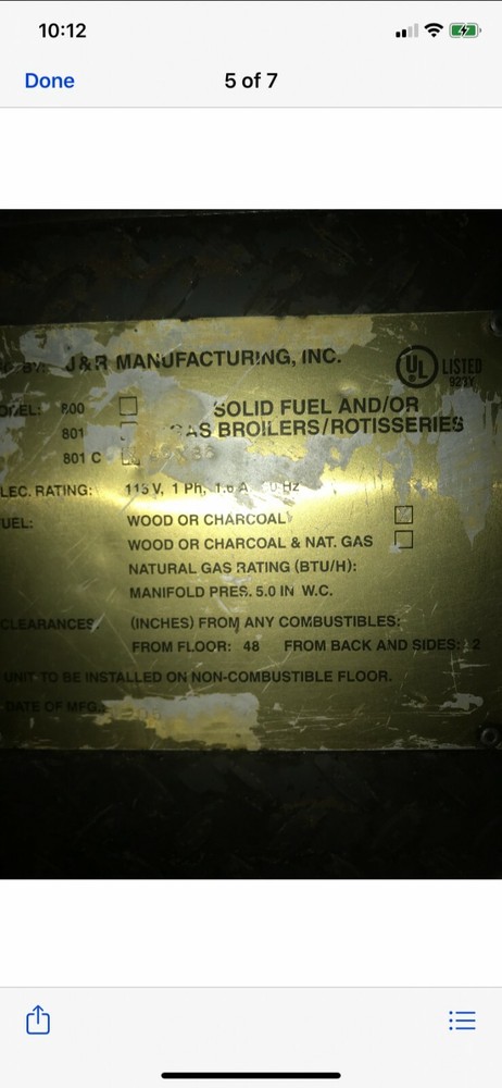  J&R Manufacturing Churrasco 