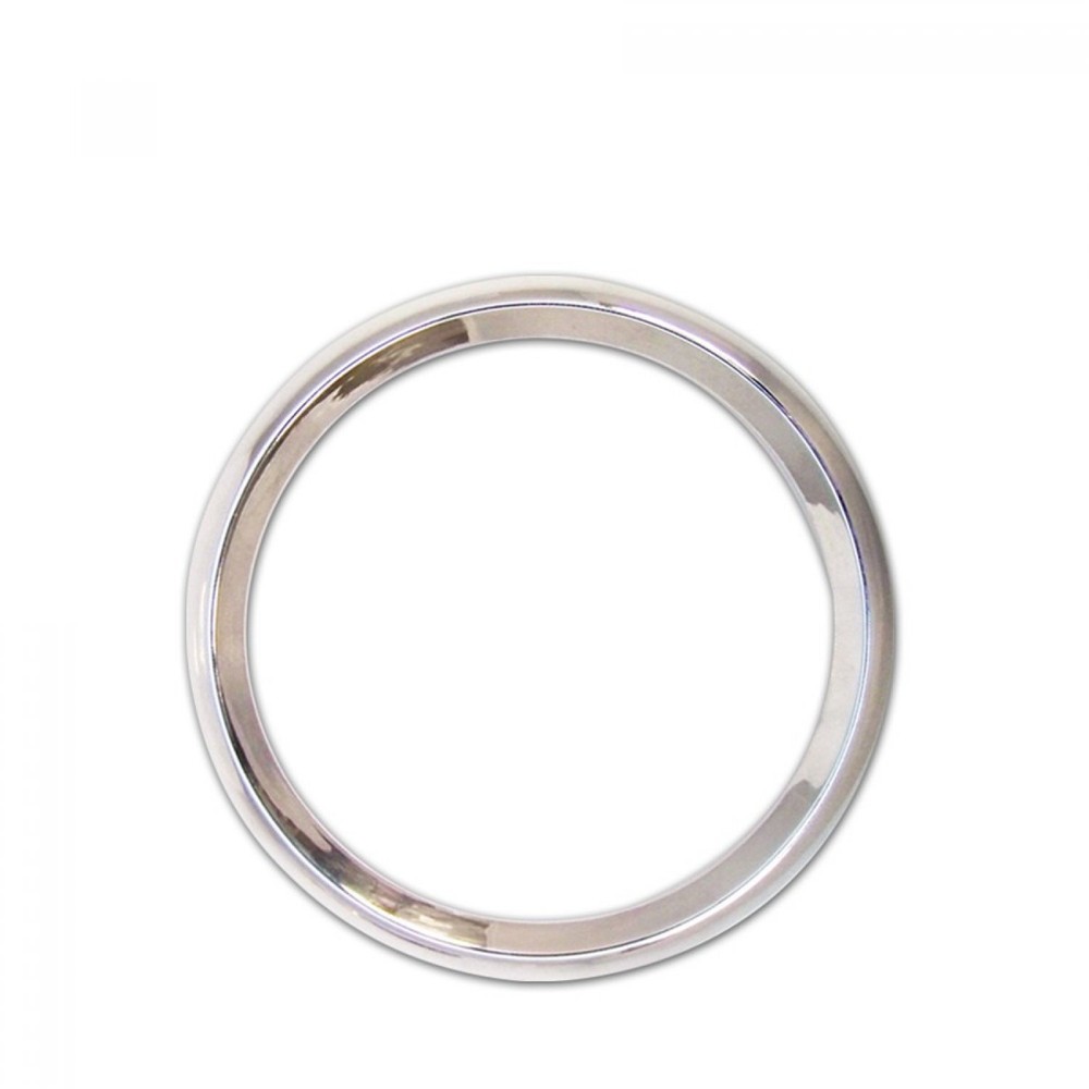 Chrome Modern Single 2 inch Trim Ring