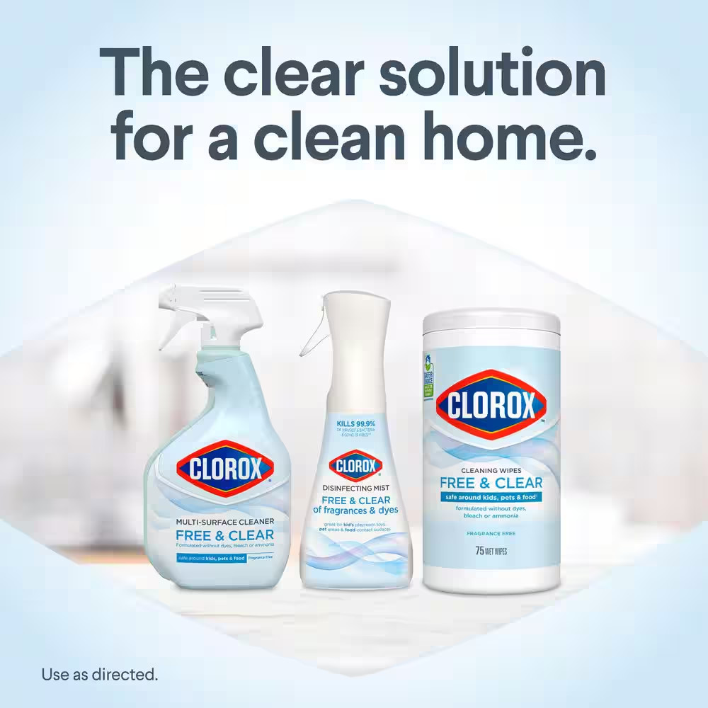 75-Count Free & Clear Compostable All-Purpose Cleaning Wipes (3 Pack)