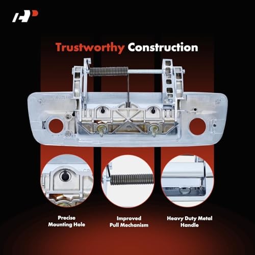 Tailgate Handle Liftgate Latch Handle with Backup Camera Hole Compatible with