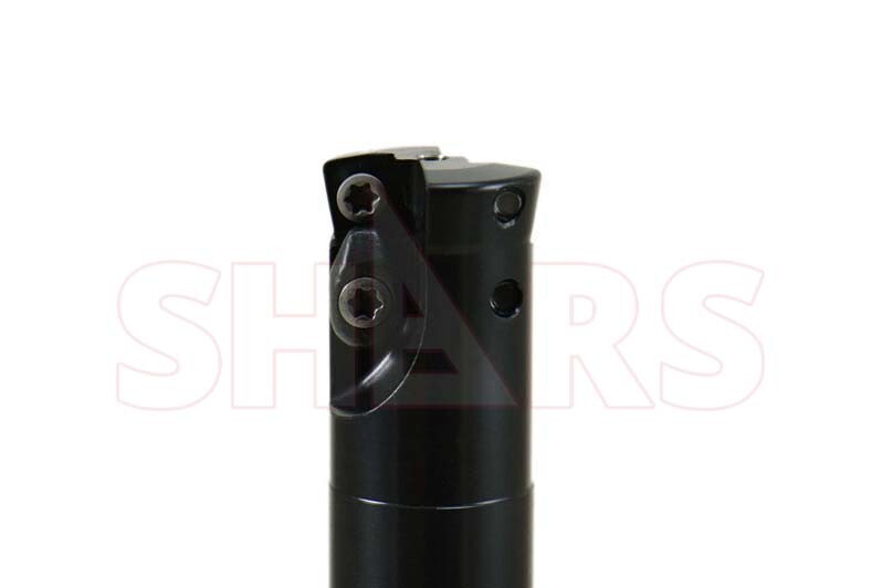 1" High Feed Indexable End Mill 2FL 4 Cutting Edge SDMT Insert save $98 P]