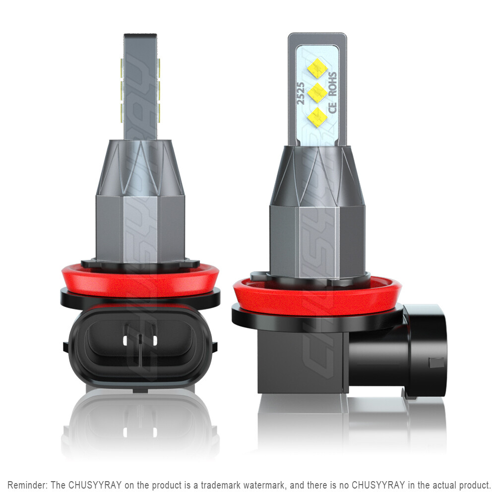 H9/H11 LED Headlight Bulbs High/Low Beam For Kawasaki ZX10r Ninja 2007 2008 2009