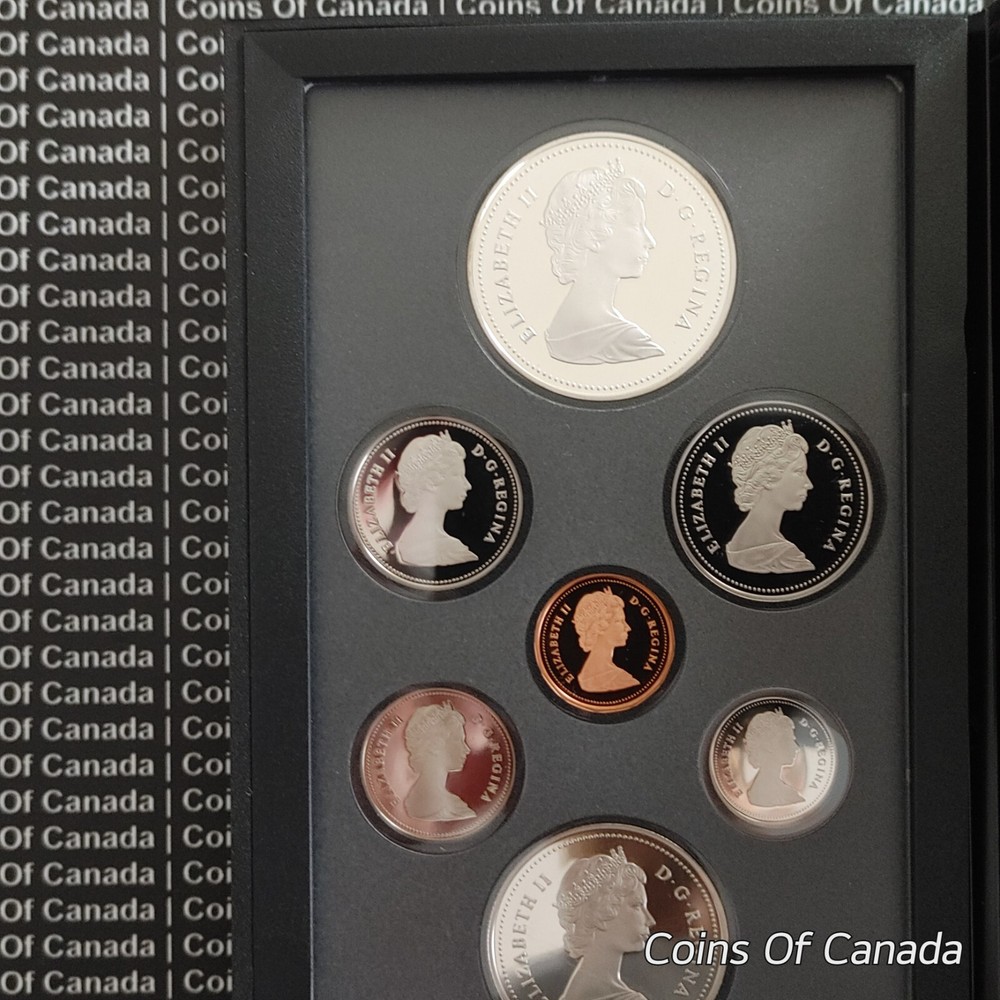 1986 Canada 7 Coin Proof Set - With Special Edition Silver Dollar #coinsofcanada