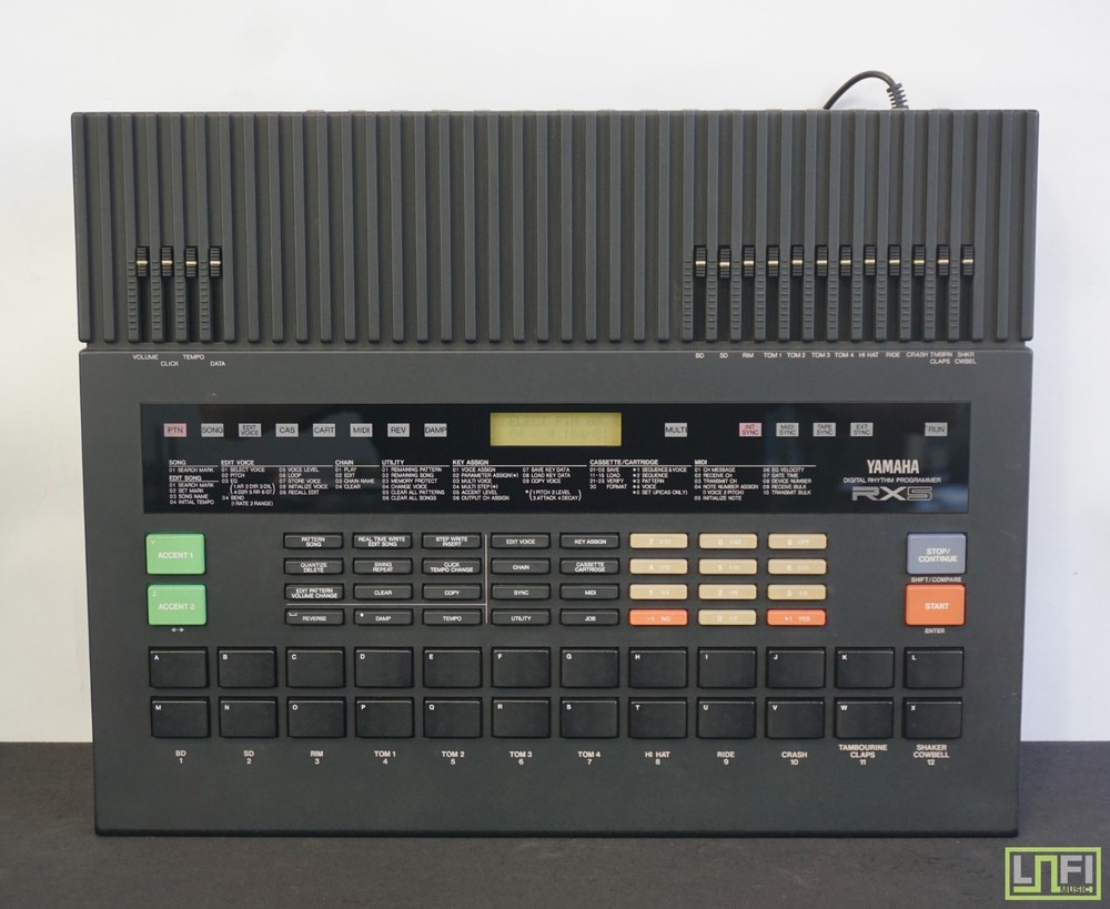 Yamaha RX5 80's Digital Rhythm Programmer - Drum Machine Sequencer W/ Road Case
