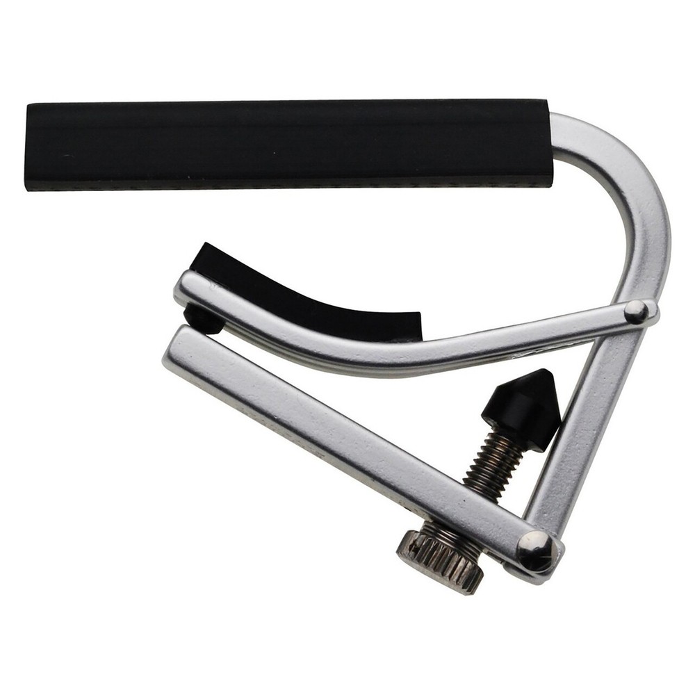 Shubb L2 Lite Capo for Nylon String Classical Acoustic Guitar, Silver
