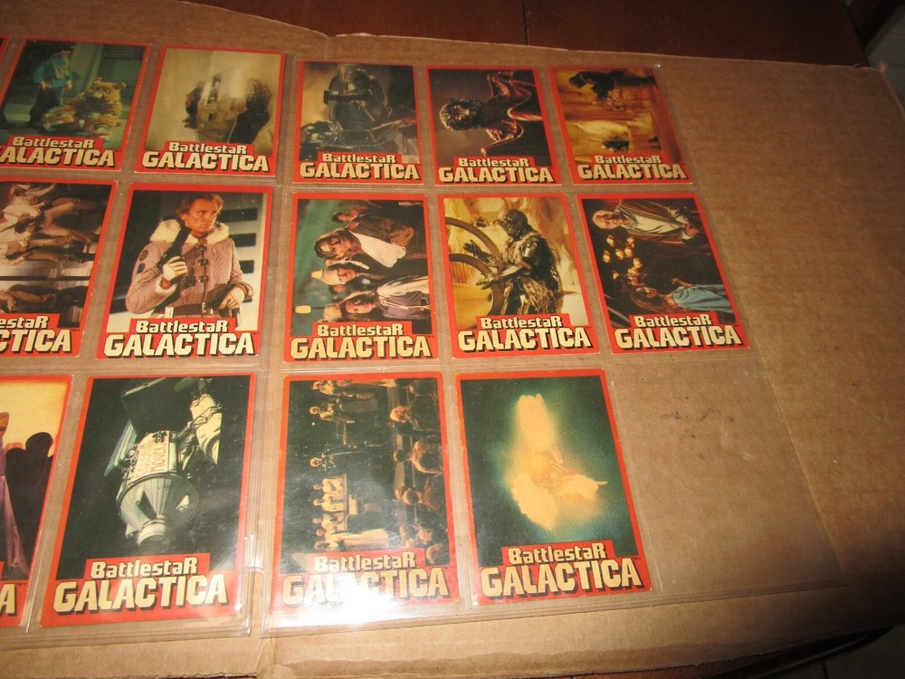 BATTLESTAR GALACTICA 1978 17 EACH CARDS