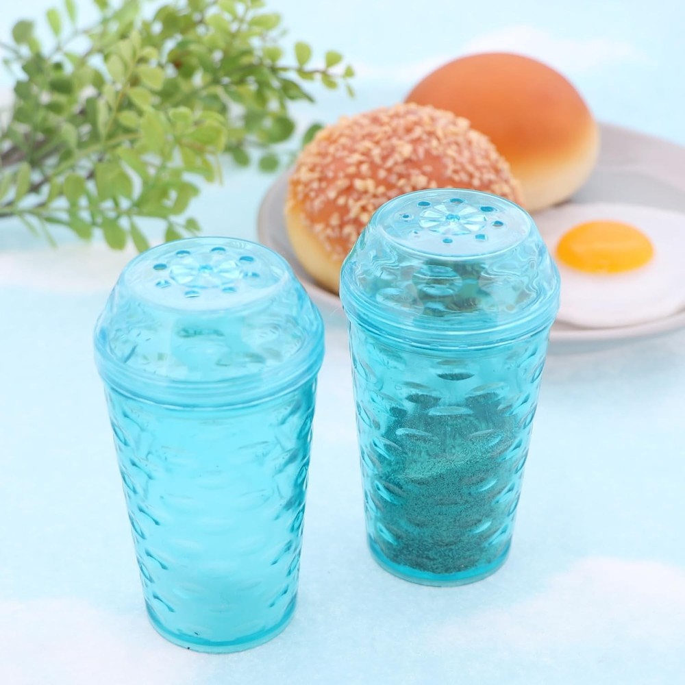 Clear Plastic Salt and Pepper Shaker Set