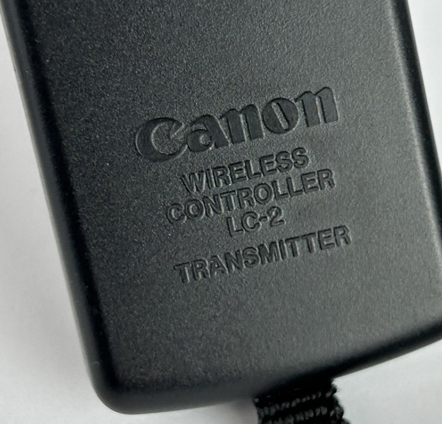 Vintage CANON Camera Wireless Controller TRANSMITTER & RECEIVER LC-2 & Case