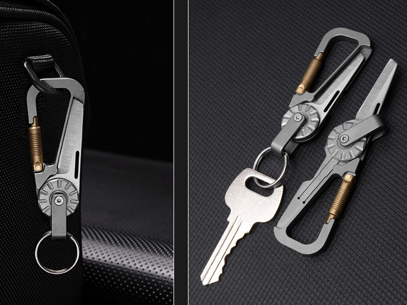 New Folding Keychain Tool – Compact EDC Outdoor Multi-Purpose Implement