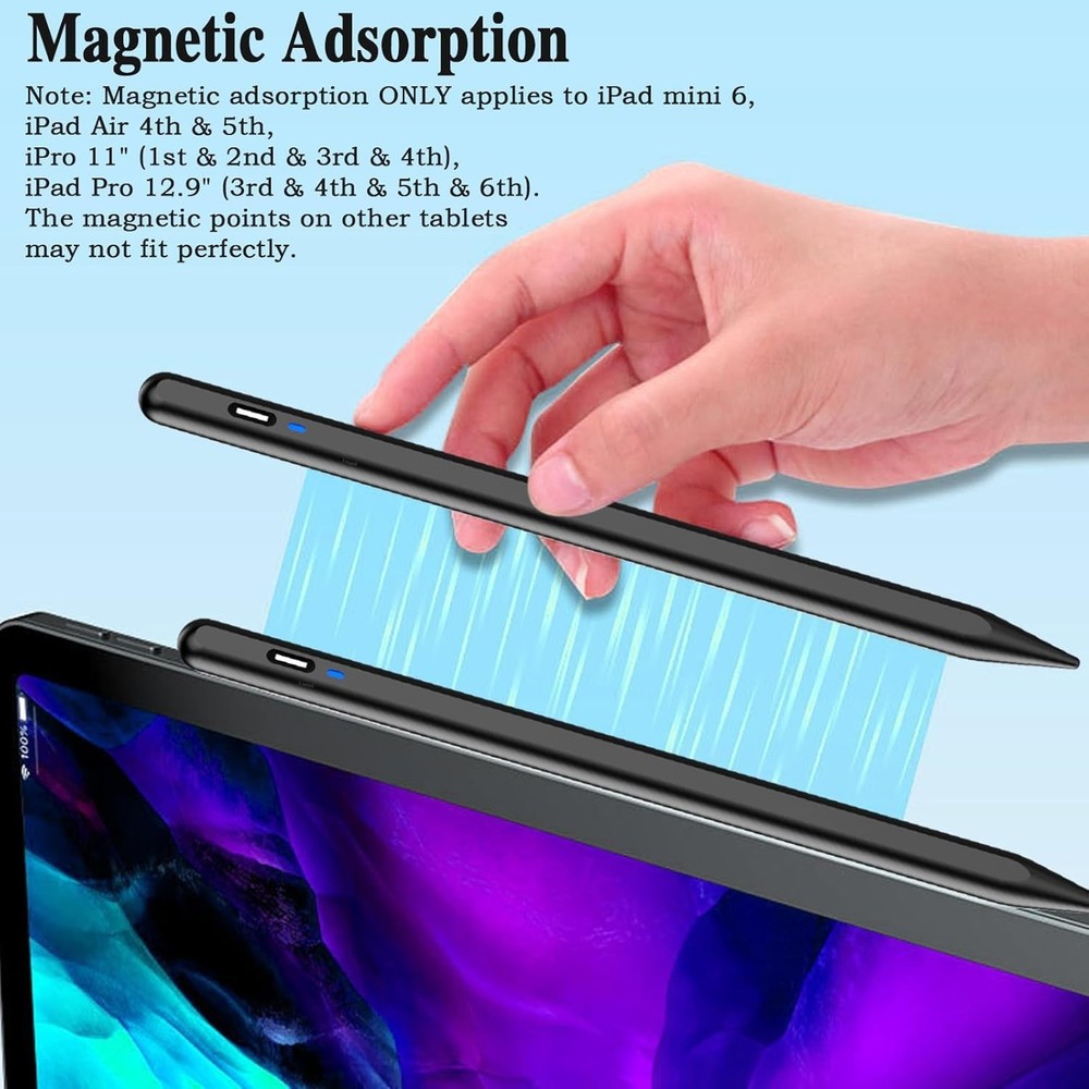 Rechargeable Active Stylus Pen for Android and iOS - Precision Touch & Long Life