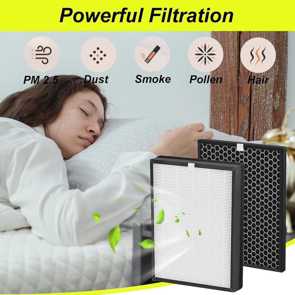 Efficient Replacement Filter Set for Alexapure Breeze AP-B102 & 3049 Models