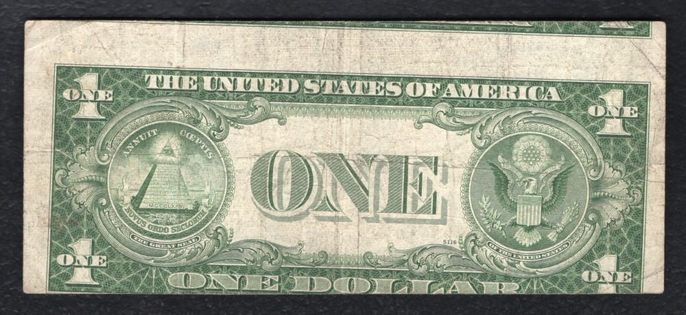 1935-D $1 ONE DOLLAR SILVER CERTIFICATE “MAJOR MISALIGNMENT PRINTING ERROR”