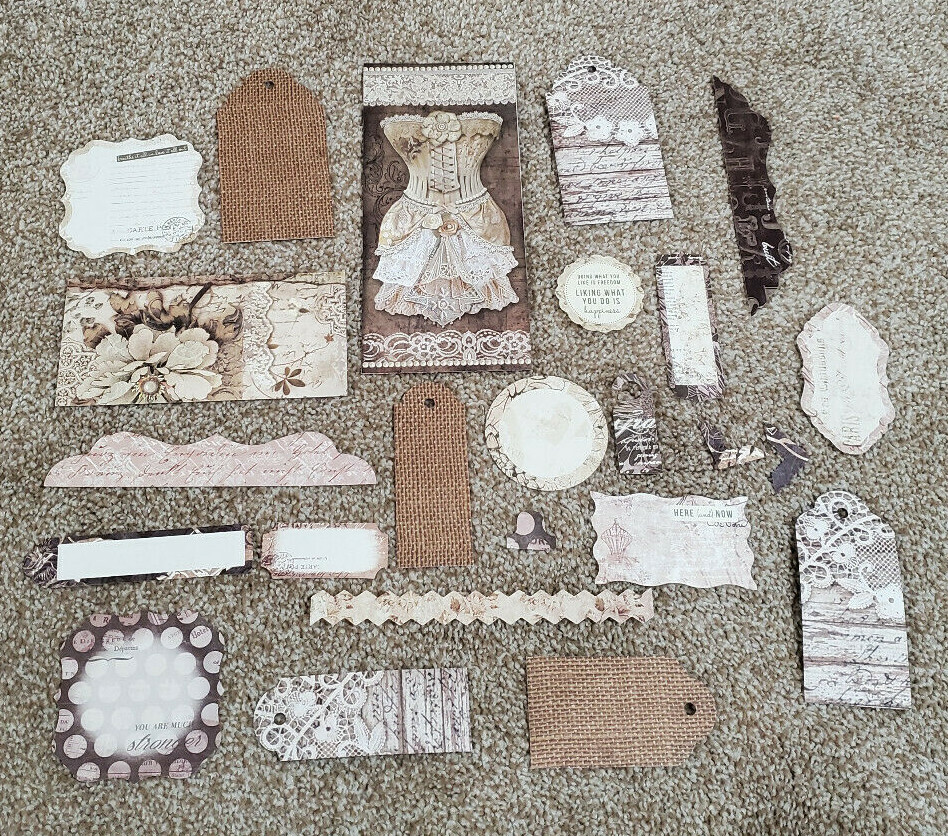 Junk Journal Kit - Shabby Chic - Scrapbook Papers #2