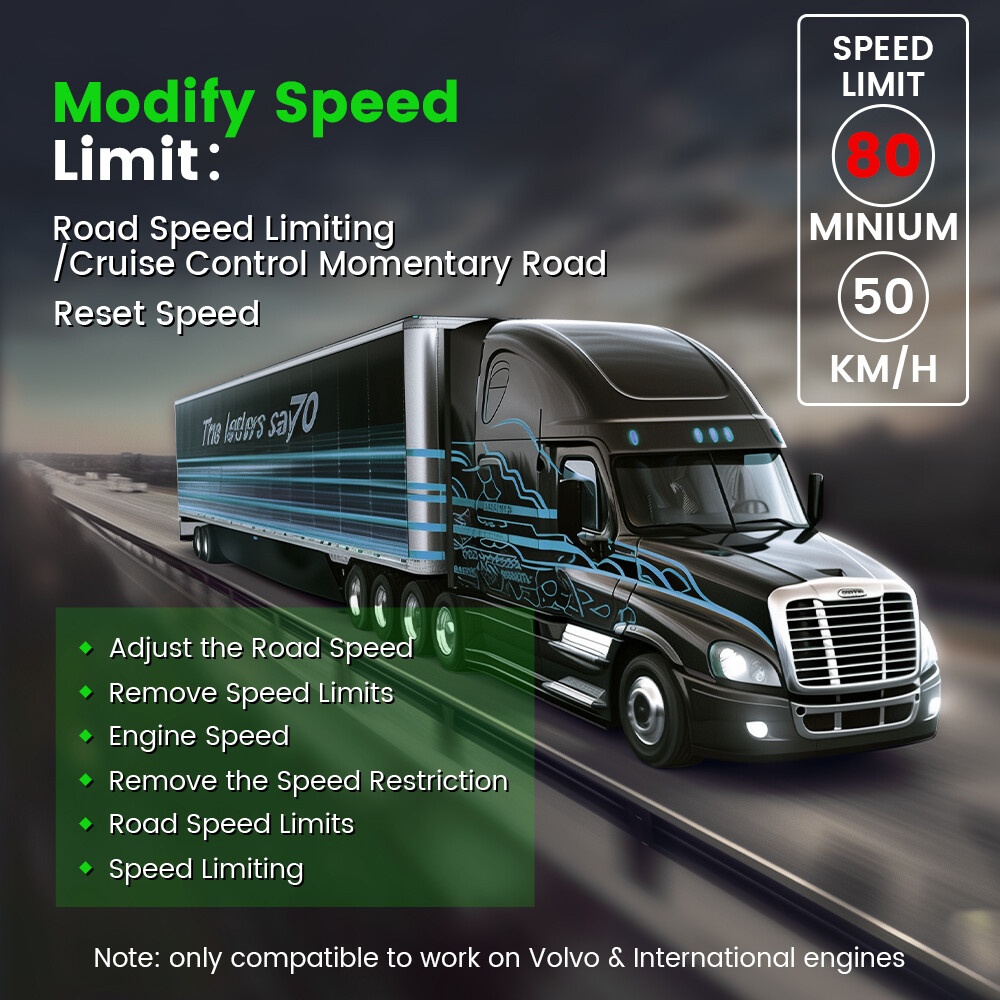 Diesel HOBD Scanner Heavy Duty Truck Code Reader Remove Speed Limit Diagnostic