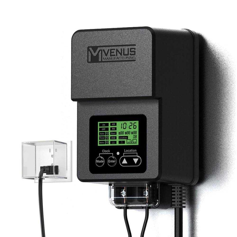 Multi-Functional 120W Landscape Lighting Transformer with Built-In Photo Sensor