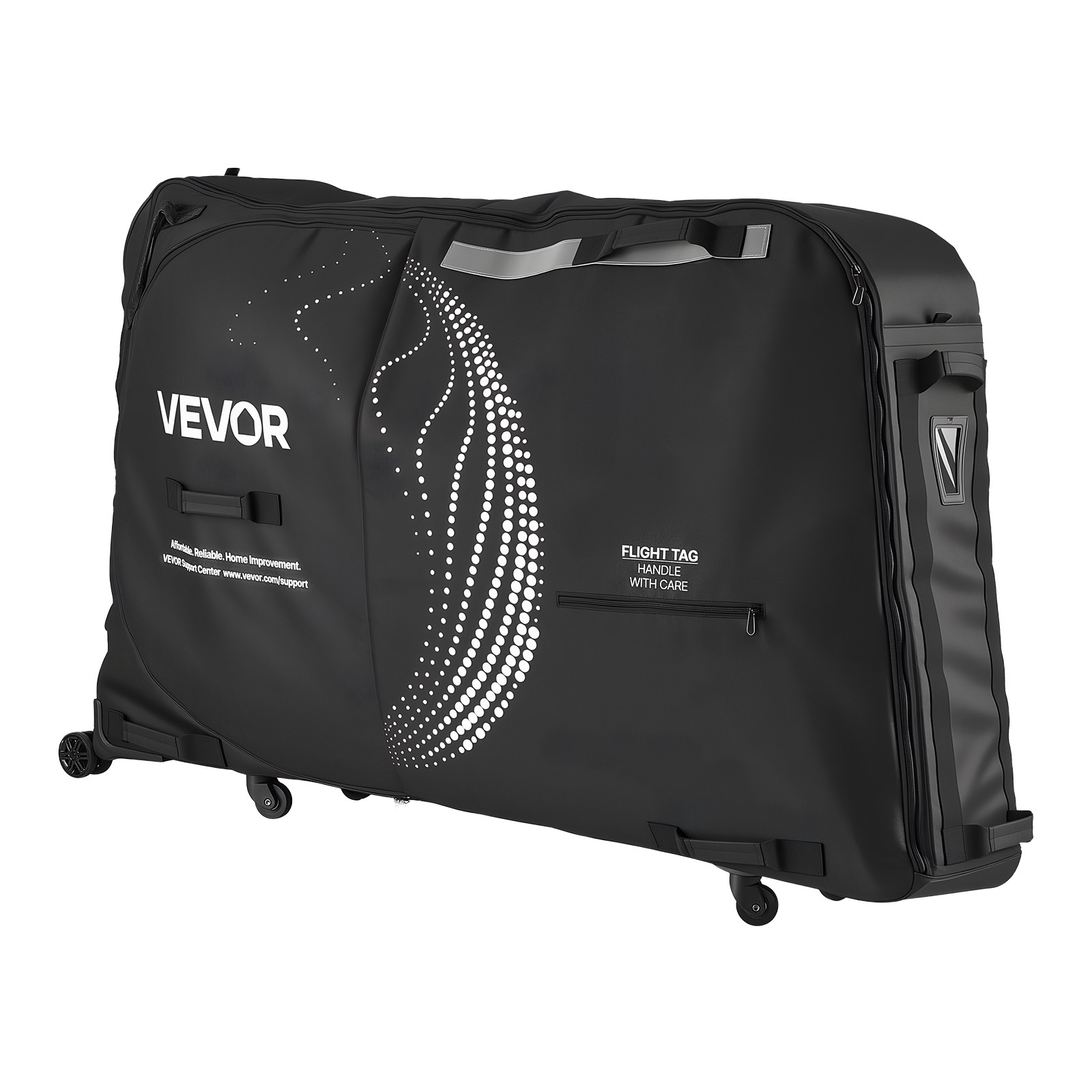 VEVOR Bike Travel Bag Max. Wheelbase 51 in 600D Bicycle Storage Carry Bag