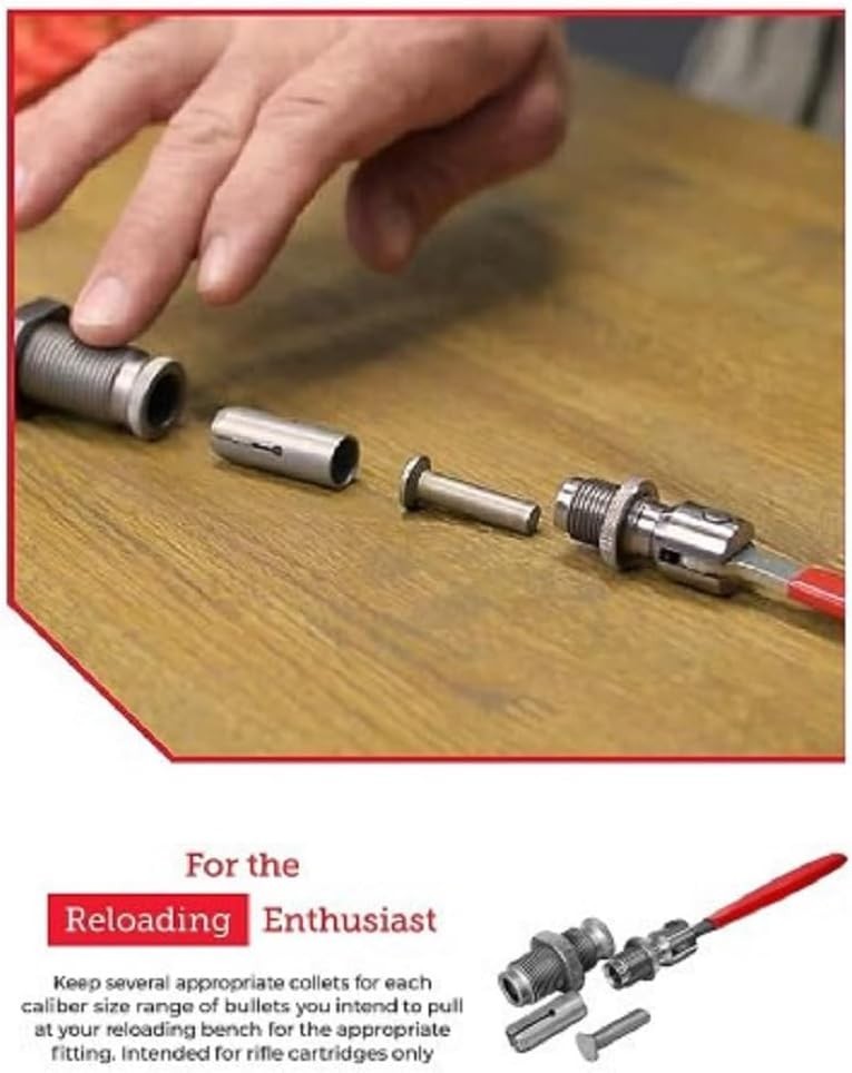 Silky Red Hornady Cam Lock Puller - Essential Reloading Tool for Precision