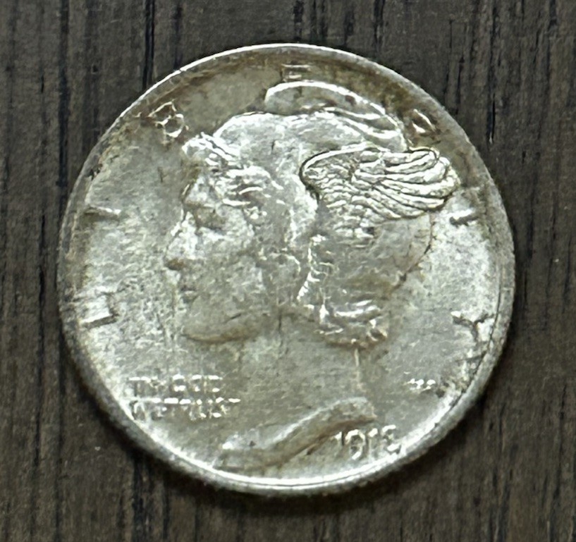1918 D 10C Mercury Dime BU ~ 26170