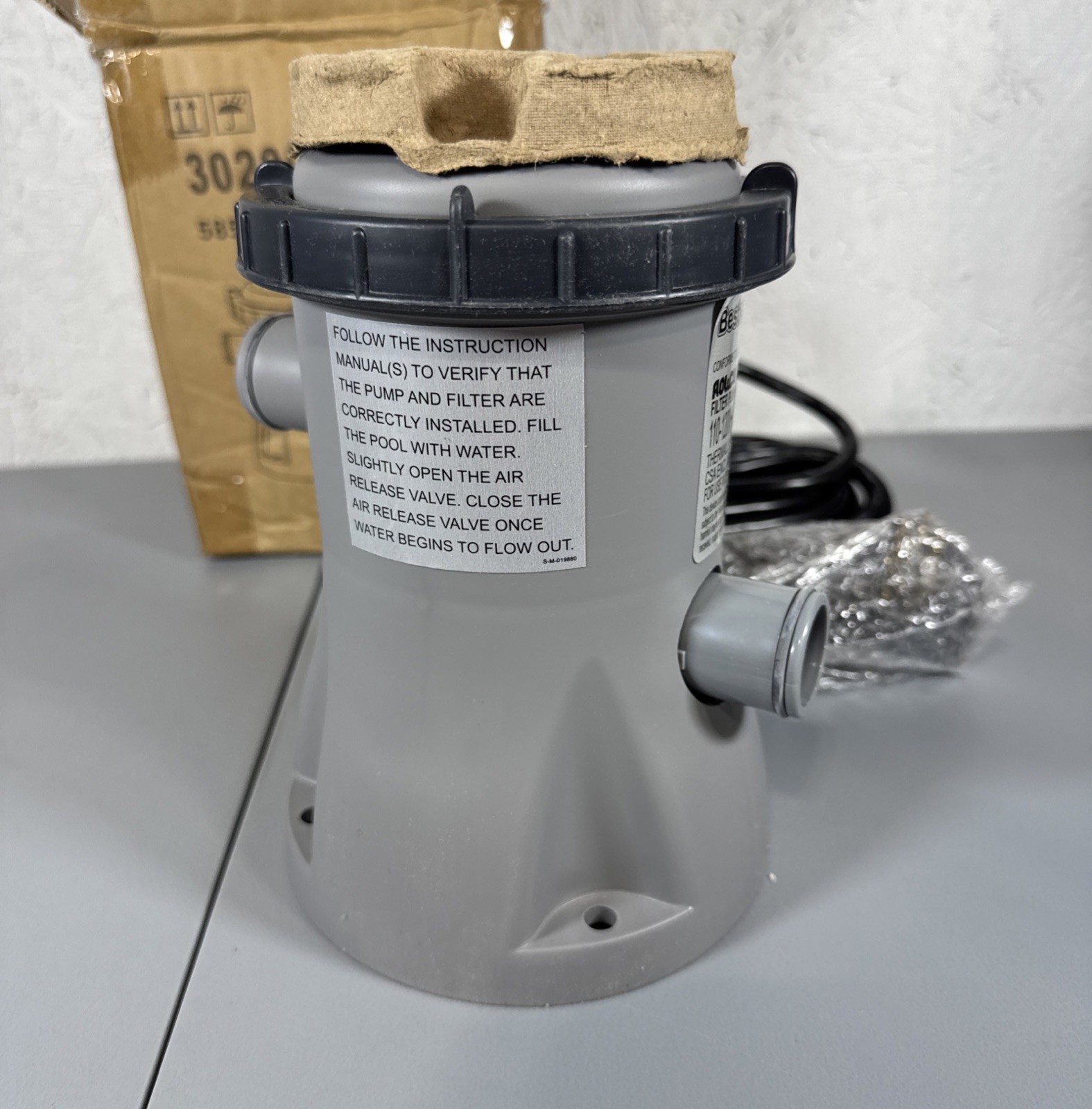 Bestway Flowclear 330 Gal Swimming Pool water water Pump Filter 58511E New