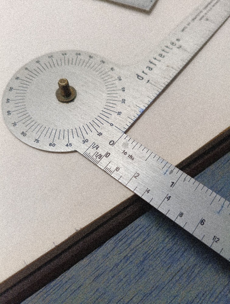 Draftette Portable Drafting Tool Laptop Portfolio With 2 Protractors And Instruc