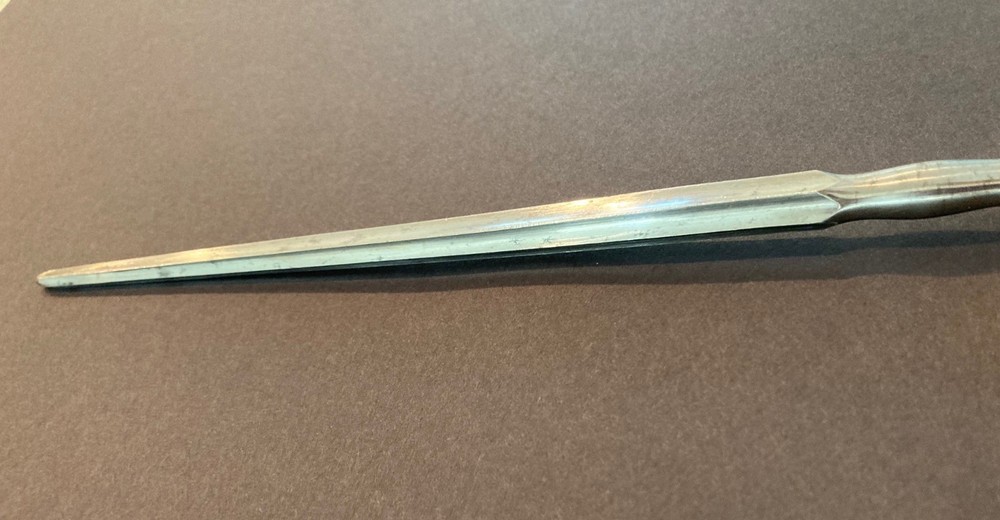 1847 Rogers Bros Ancestral 1924 Silverplate Carving Set Knife & Sharper & Fork!