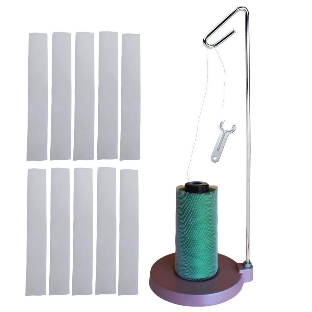 Single Thread Stand for Sewing Machine Pink Spool Holder with Metal Base