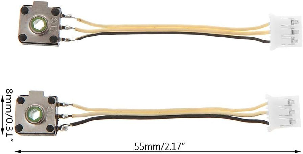 2Sets Encoder for Razer Mouse Razer Naga 2014 Mamba 5G/V2 Encoder Mouse Wheel