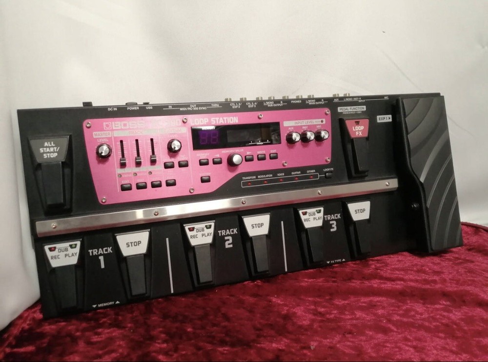 Boss RC-300 Loop Station Guitar multi-effects pedal Test Completed