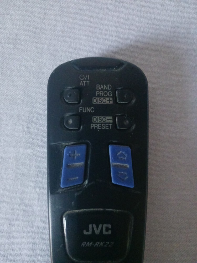 JVC RM-RK22 Wireless Remote Control for Car Stereo CD Player - EUC