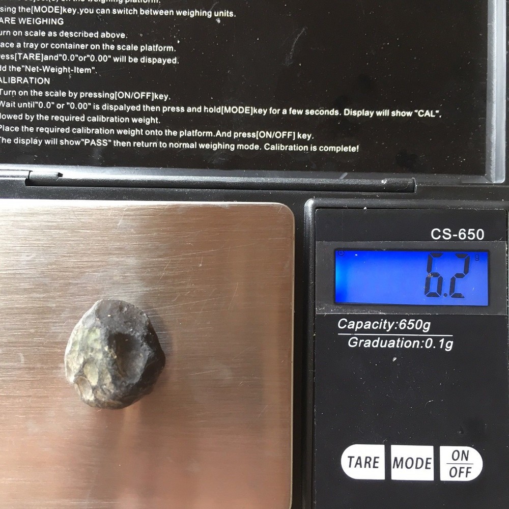 6.2 grams, Pure Translucent Self-Healed CINTAMANI Light Stone.