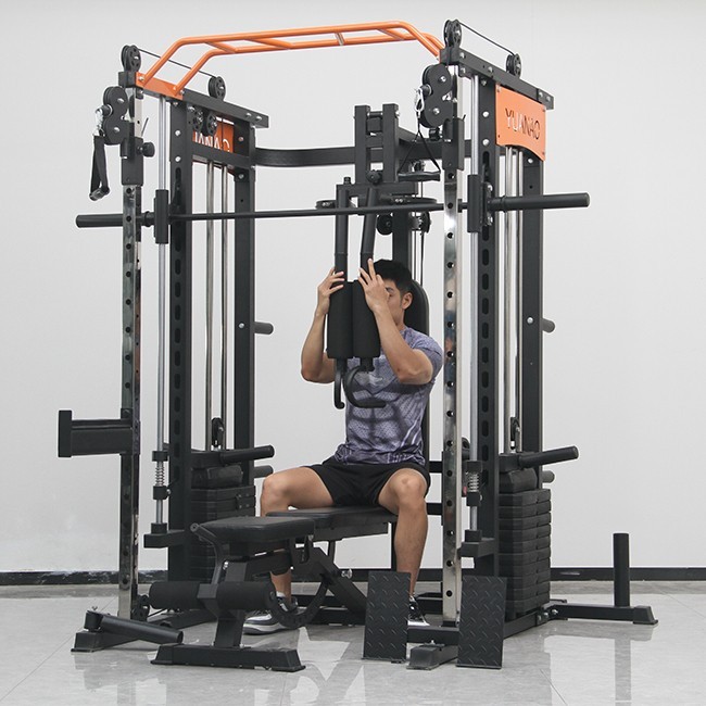 Multi function smith machine cable pully machine