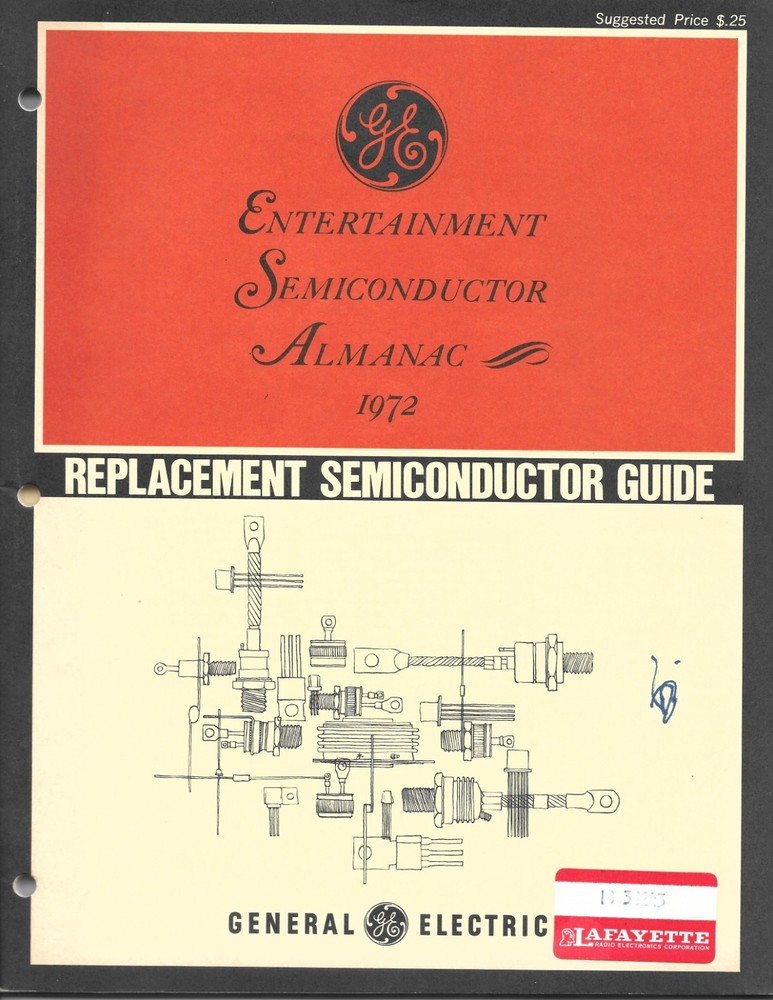 General Electric Replacement Semiconductor Guide 1972