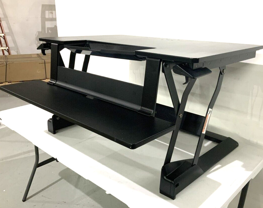 Ergotron WorkFit-TLE Sit-Stand Adjustable Workstation (33-444-921) - Black ✅❤️️✅