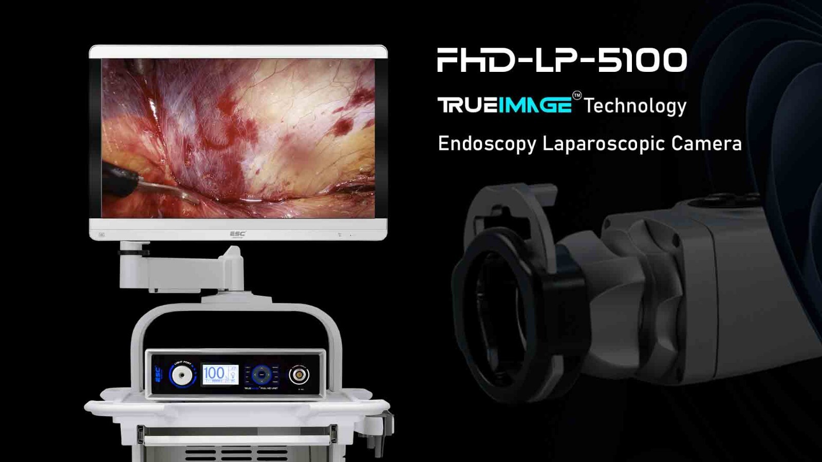 Full HD Endoscopy Laparoscopic Camera with 120W Endoscope Cold LED Light Source
