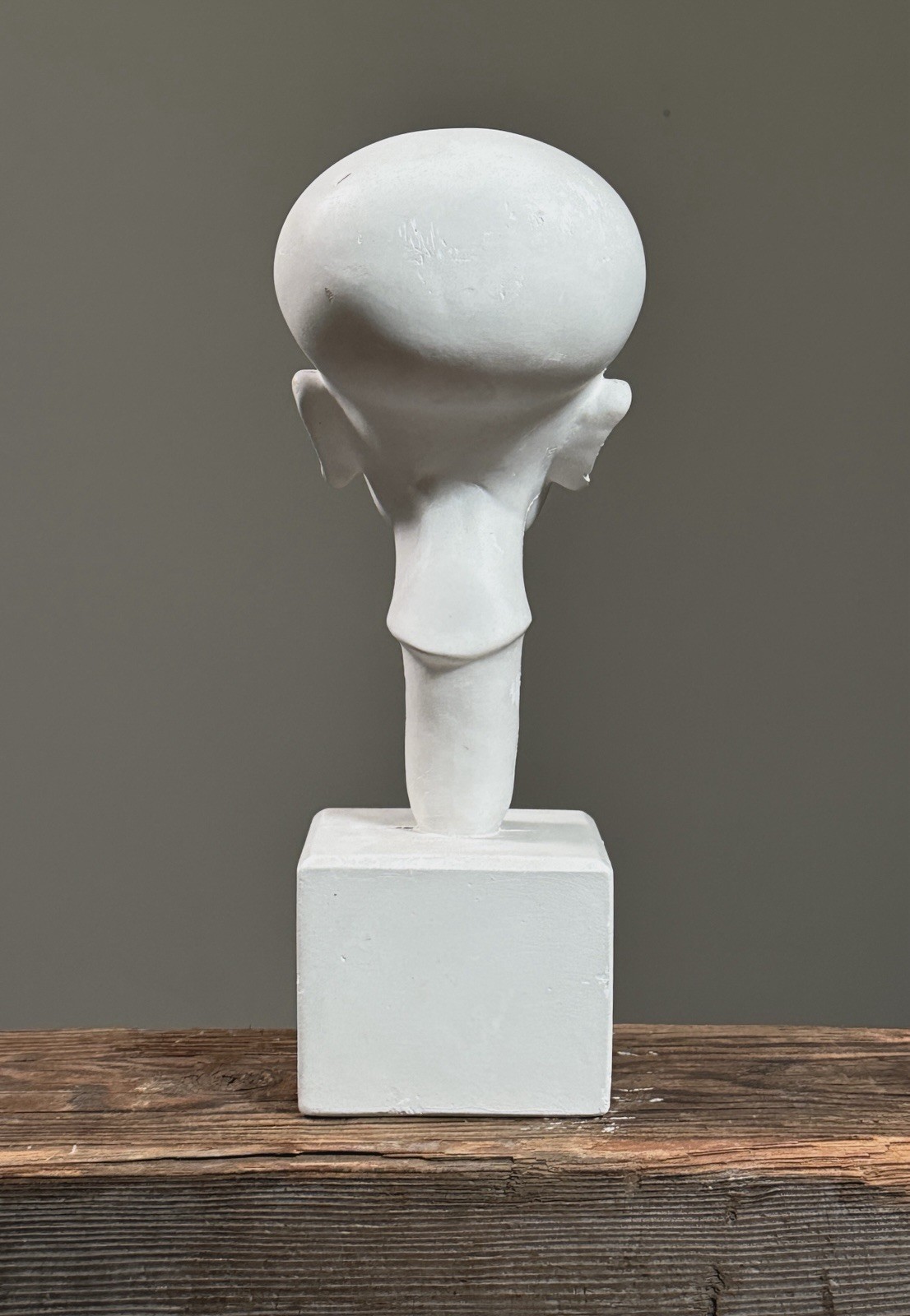 Vintage Head of an Amarna Princess Sculpture (Plaster Cast)