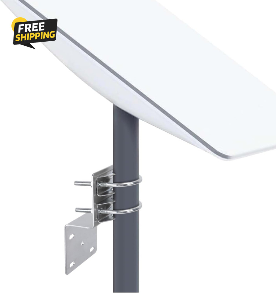 Pole Mounting Bracket, Antenna Mount Bracket, Heavy Duty Antenna Pole Mount