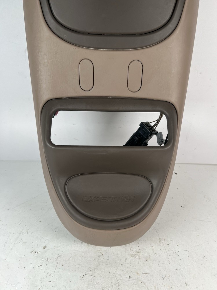 1997-2003 Ford Excursion Expedition Overhead Console Dome Light Beige Brown