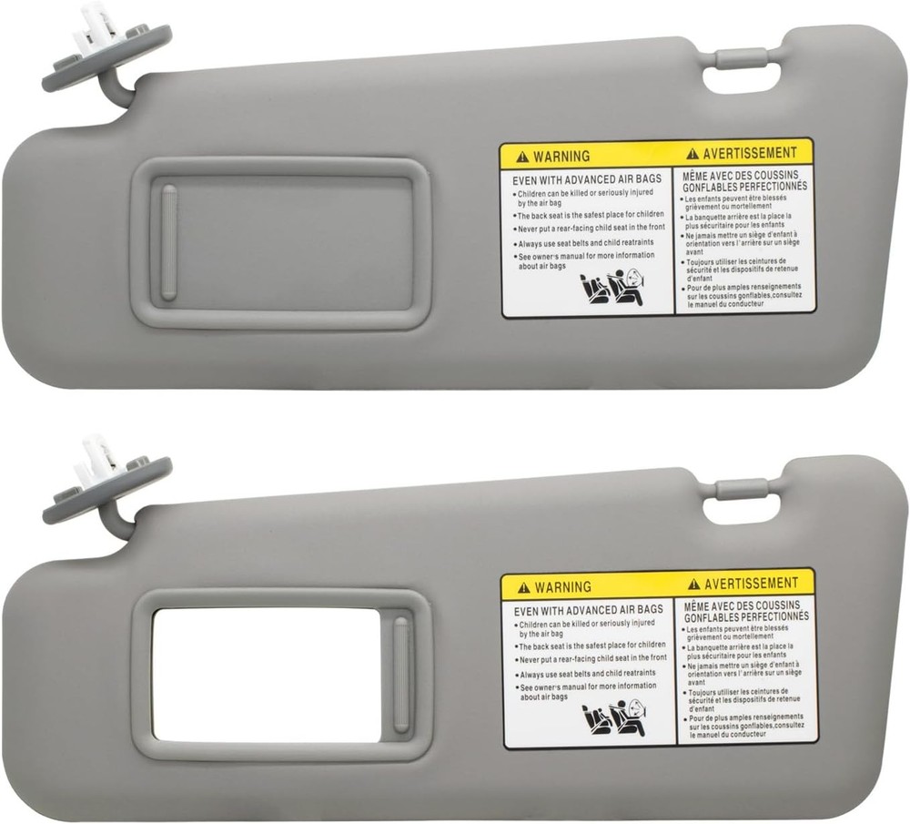 Driver Left Side Sun Visor Replacement Compatible with Toyota Highlander 2008 20