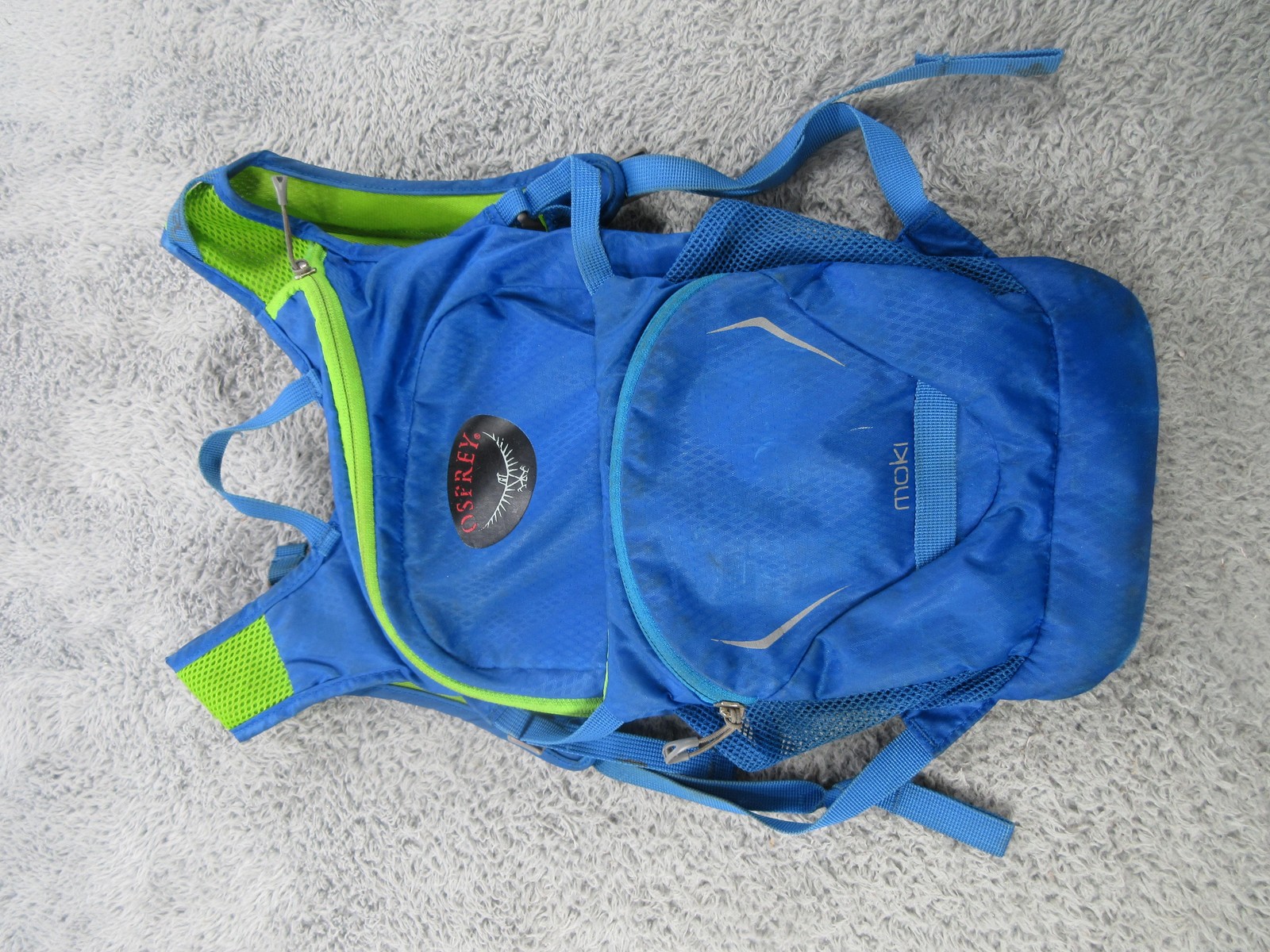 Osprey Moki Hydration Backpack Blue Green One Size Hiking Trail Pack