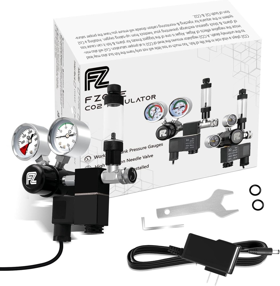 Advanced CO2 Regulator for Aquariums: Split-Type Solenoid with & Tools