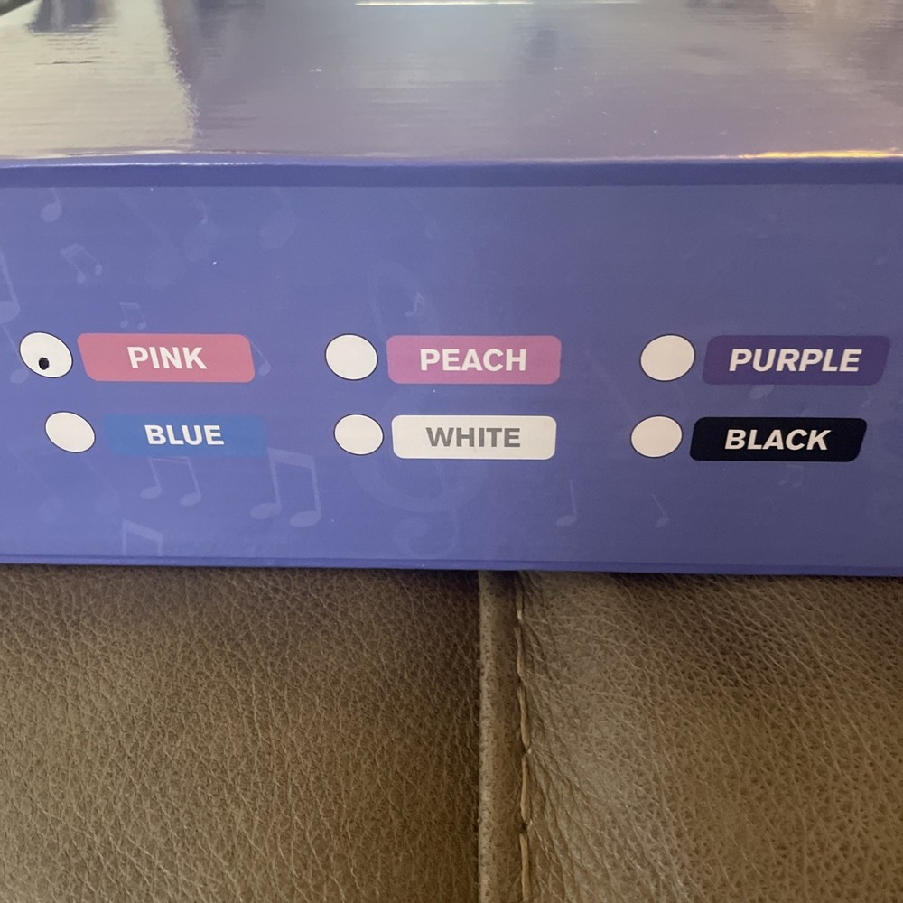 Mini Karaoke Machine with 2 Wireless Microphones & Portable Bluetooth Speaker