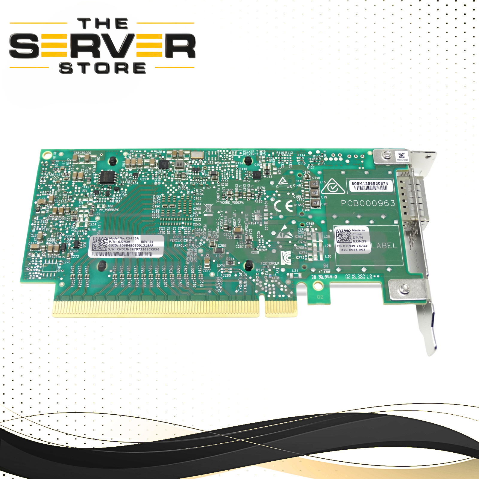 Dell Mellanox ConnectX-4 CX455A 100GbE EDR IB QSFP28 QSFP+ PCIe NIC 0JJN39 JJN39